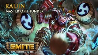 SMITE  God Reveal  Raijin Master of Thunder [upl. by Ecnaralc338]