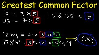 How To Find The Greatest Common Factor Quickly [upl. by Ahseinaj]