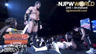 Taichi destroys Okada on night one in Sapporo New Beginning [upl. by Megargee244]