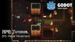 Godot Engine 2D RPG Game Development Tutorial EP 1 Player Movement [upl. by Amor]