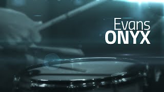 Evans Onyx  Snare Drum Head Review [upl. by Annoyt389]