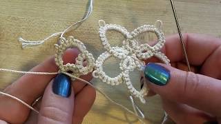 Beginner Tatting Project [upl. by Ellord832]