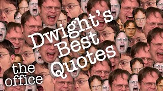 DWIGHTS BEST QUOTES  The Office US [upl. by Ramilahs]