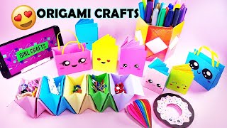 10 COOL PAPER CRAFTS YOU SHOULD TRY TO DO in Quarantine AT HOME  Origami Hacks [upl. by Yttiy907]