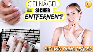 GELNÄGEL selber ENTFERNEN  Nails »Lalalunia« [upl. by Hein807]