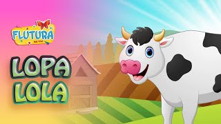 Lopa Lola Kenge per Femije  Lola the cow  Kids Song [upl. by Eisse]