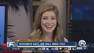 Meteorologist Kait Parker says goodbye to WPTV [upl. by Johan]