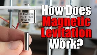 How does Magnetic Levitation work  Crude Levitator circuit [upl. by Airetnohs]