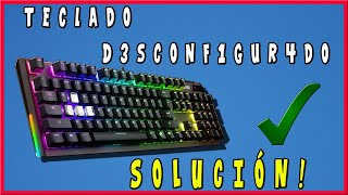 Como Solucionar Teclado Desconfigurado en Windows 1087 [upl. by Dickenson]