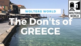 Visit Greece  The DONTs of Visiting Greece [upl. by Ahen572]