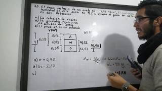 Relaciones Volumétricas y Gravimétricas  Ejercicio 35  Fundamentos De Ingeniería Geotécnica BRAJA [upl. by Ahsilac]