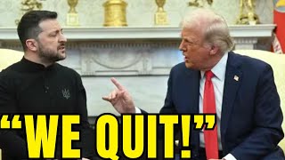 Trumps 600 STAFF QUIT Over Zelensky DISASTER MEETING [upl. by Esor489]