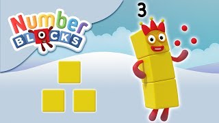 Numberblocks Meet the Number Three  Learn to Count at Home [upl. by Prem38]