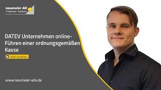 DATEV Unternehmen online  Führen einer ordnungsgemäßen Kasse [upl. by Mersey]