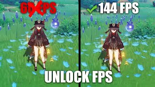 How To UNCAP FPS in Genshin Impact [upl. by Addiego]