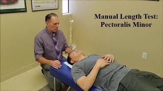 Pectoralis Minor Length Test [upl. by Claribel]