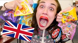 AMERICAN EATS BRITISH TREATS AND SWEETS [upl. by Mcnair]