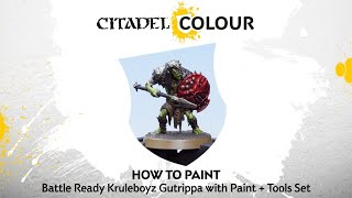 How to Paint Kruleboyz Battle Ready Gutrippa [upl. by Silvano]