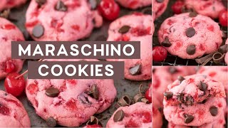 Maraschino Cherry Chocolate Chip Cookies [upl. by Yarw]