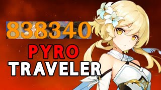 Turning Traveler into a Pyro DPS [upl. by Ialohcin]