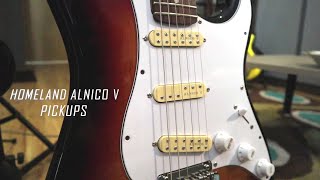 HOMELAND Chinese Alnico V Pickups Demo [upl. by Bois857]