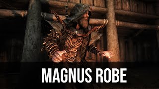 Skyrim Mods Magnus Robe  Armor Mod SSE [upl. by Ainirtak]