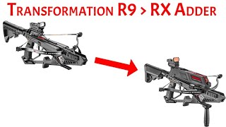 Transformation dune arbalète Cobra R9 en RX Adder [upl. by Tabina]