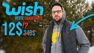 une VESTE CHAUFFANTE à 12 sur WISH [upl. by Luckett4]