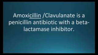 How to pronounce amoxicillin  clavulanate Augmentin Memorizing Pharmacology Flashcard [upl. by Heinrik]