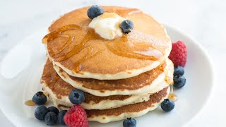 Easy Fluffy Pancakes Recipe [upl. by Noy]