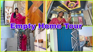 Empty home tour హోమ్ టూర్ మొత్తం రెడీ అయిన తర్వాత ఎలా ఉందో చూసి చెప్పండి [upl. by Nobell]