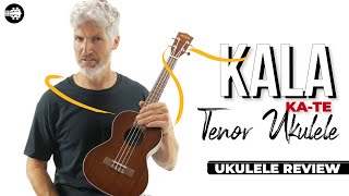 Kala KATE Satin Mahogany Tenor Ukulele with Pickup  Ukulele Review [upl. by Stutzman844]