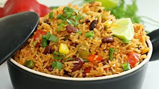 Mexican Rice Recipe  Easy One Pot Meal  How To Make Mexican Rice  Kanaks Kitchen [upl. by Meldon]