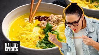 Indonesian Soto Ayam Chicken Noodle Soup  Marions Kitchen [upl. by Neom833]