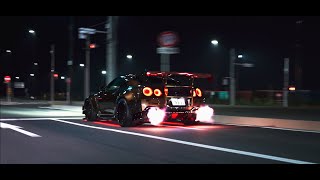 TOKYO NIGHT DKs R35 GTR  Captured  4K [upl. by Cinemod156]