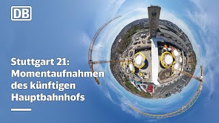 Stuttgart 21 Momentaufnahmen vom künftigen Hauptbahnhof [upl. by Arimihc]