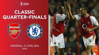 FULL MATCH  Arsenal and Chelsea Battle in 2003 QuarterFinal  Emirates FA Cup 2021 [upl. by Assili5]