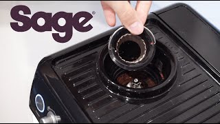 Sage Barista Express  Grinder Cleaning [upl. by Noni]