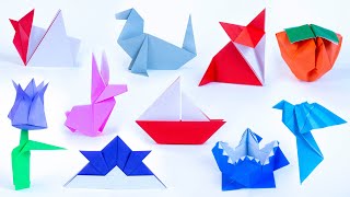 Top 10 Coolest Traditional Origamis and How to Fold Them [upl. by Lamb]