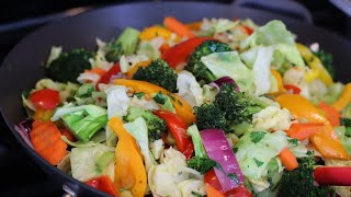 Simple Vegetable Stir Fry You Will Love [upl. by Amliv]