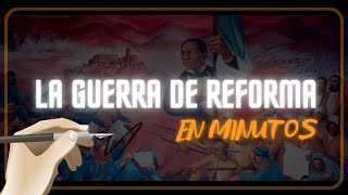 LA GUERRA DE REFORMA en minutos [upl. by Illyes]