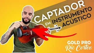 CAPTADOR para vários instrumentos BOM e BARATO review Ric Cortez  Gold Pro [upl. by Ariat]