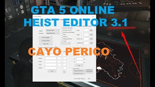 GTA 5 online Heist Editor 32 Cayo Perico Setup [upl. by Eiderf65]