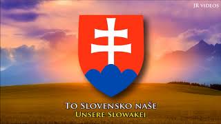 Slowakische Nationalhymne SKDE Text  Anthem of Slovakia German [upl. by Bradshaw]