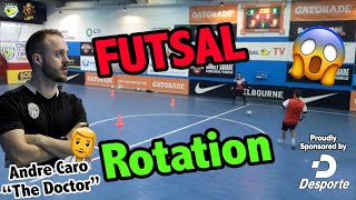 FUTSAL BASIC ROTATION  ROTASI FUTSAL  ROTAÇÃO DE FUTSAL [upl. by Dillie]