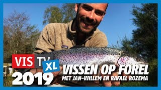 VIS TV XL 2019 Vissen op forel met JanWillem en Rafael Rozema [upl. by Dawes]