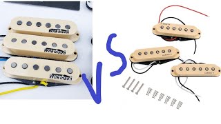 Wilkinson wvs 60s VS Alnico V  Cheap Pickups Comparison [upl. by Stoops]