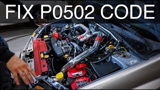 HOW TO FIX P0502 SPEED SENSOR CODE [upl. by Gustin506]