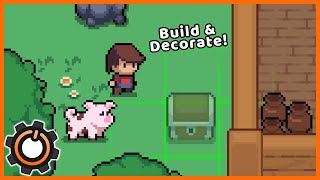 Build Your Base in an RPG  Indie Game Devlog 7 [upl. by Mcnalley]