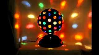 8quot Rotating Disco Party Lamp Light [upl. by Ainslie]